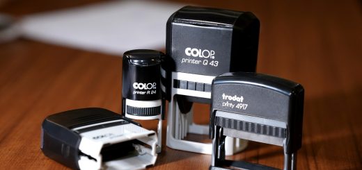 Colop custom rubber stamp