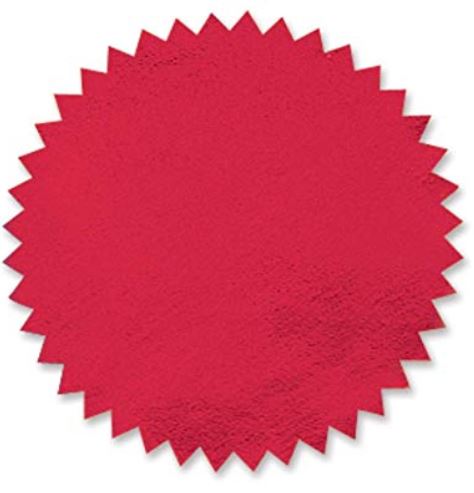 Embossing Stamp Foil RED 41 mm