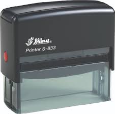 Shiny S833 Self Inking Rubber Stamp