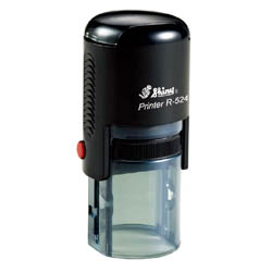 Shiny R524 Round Self Inking Rubber Stamp