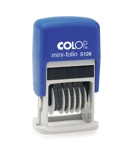 Colop S 126 Mini Self Inking Numbering Stamp