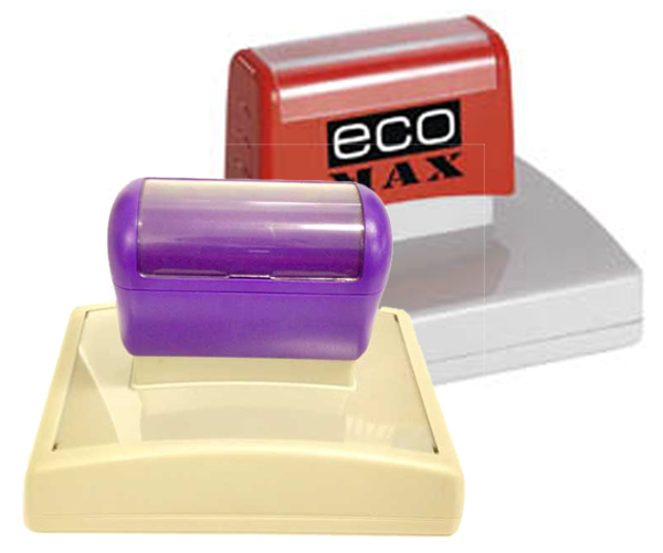 EcoMax Pre Inked Rubber Stamp F-66103