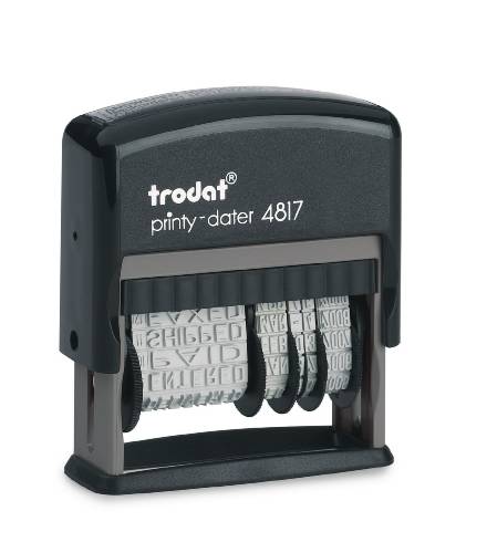 Trodat 4817 Dial a Phrase Date Stamp