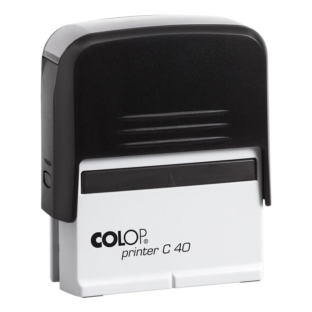 Colop C 40 Printer Self Inking Rubber Stamp