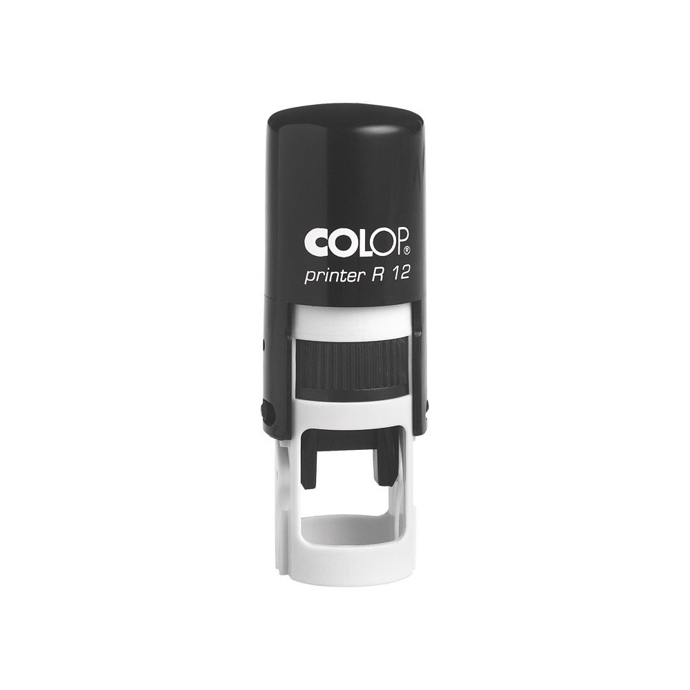 Colop R 12 Printer Round Self Inking Rubber Stamp