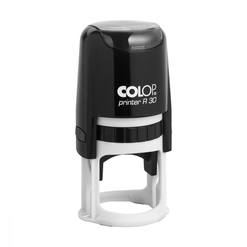 Colop R 30 Printer Round Self Inking Rubber Stamp