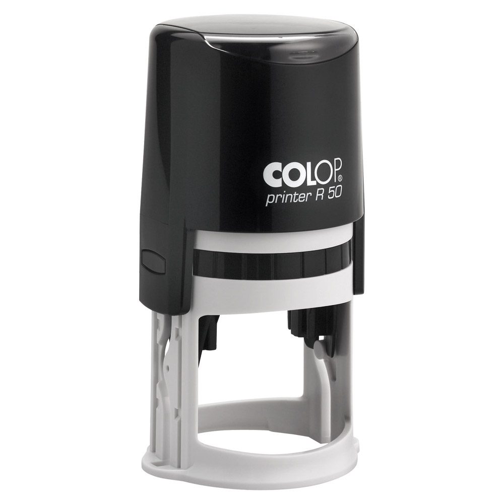 Colop R50 Printer Round Self Inking Rubber Stamp