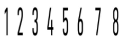N-18 8 Band Number Stamp