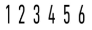 N-26 6 Band Number Stamp