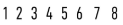 N-48 8 Band Number Stamp