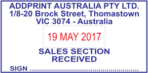 Trodat 4726 Custom Date Stamp