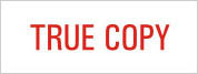 True Copy Stamp Self Inking