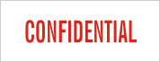 Confidential Stamp Self Inking