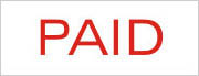 Paid Stamp Self Inking