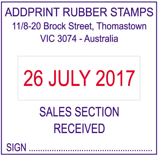 Shiny E915 D Heavy Duty Date Stamp