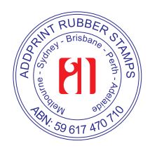 Shiny Multi Colour R 552 Addprint Rubber Stamps